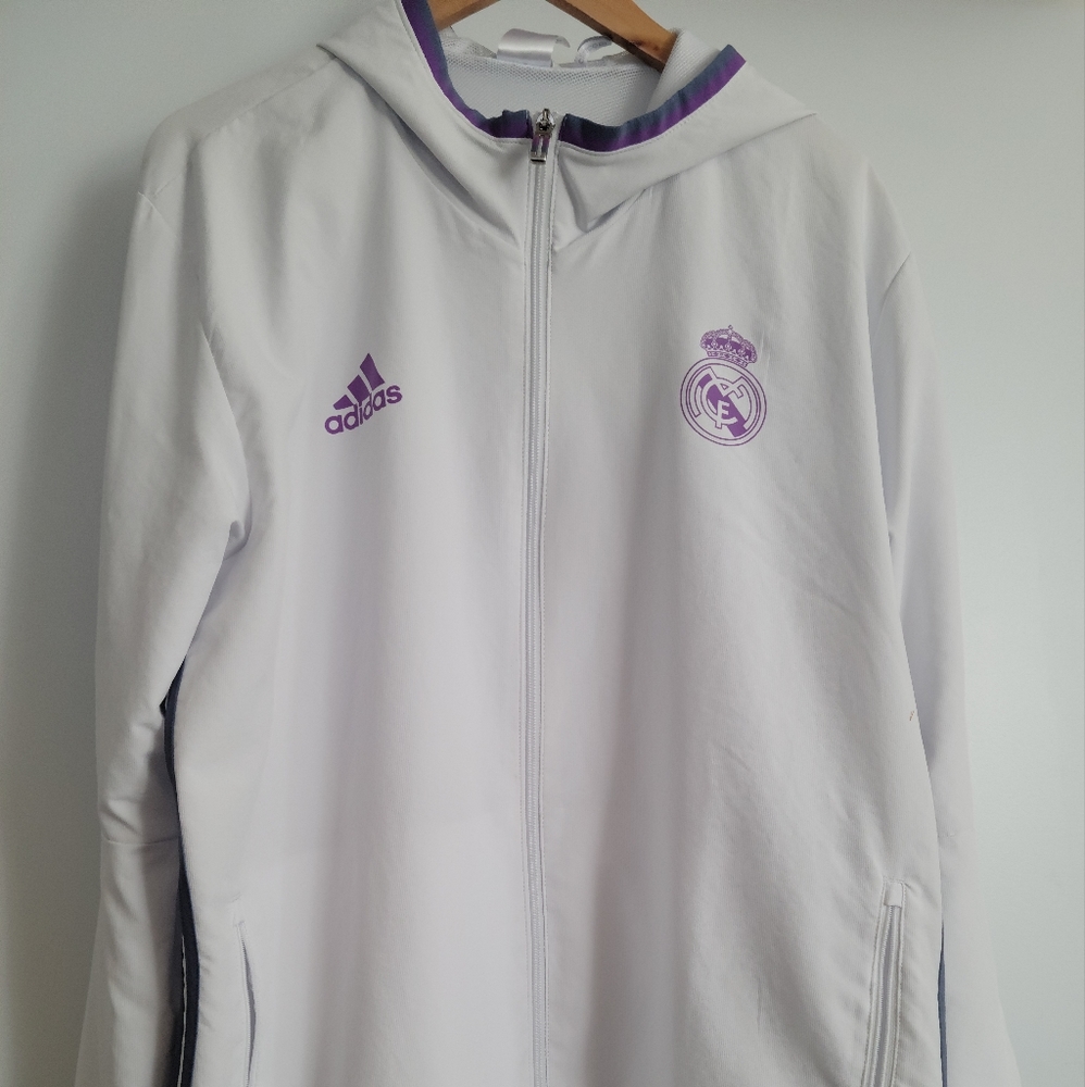 ADIDAS climacool FC REAL MADRID JACKET TRAINING SOCCER FOOTBALL SIZE XL